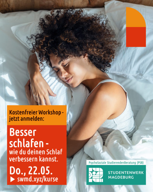Workshop: Besser schlafen – wie du deinen Schlaf verbessern kannst.