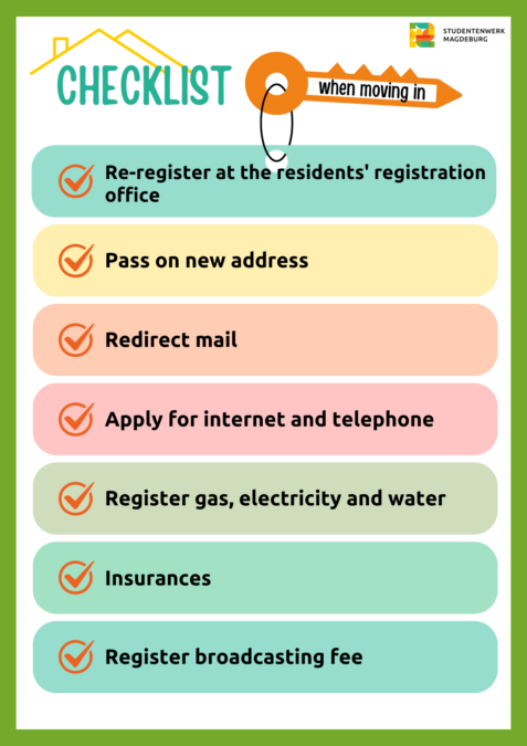Our moving-in-checklist: download now!