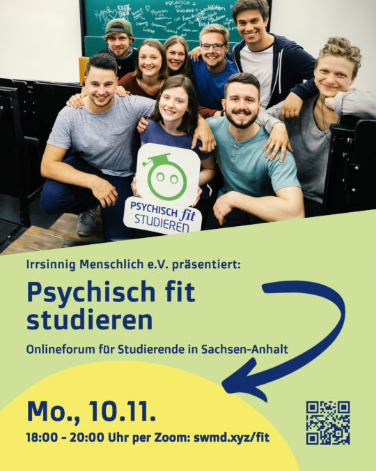 “Psychisch fit studieren” am Mo., 10.11.