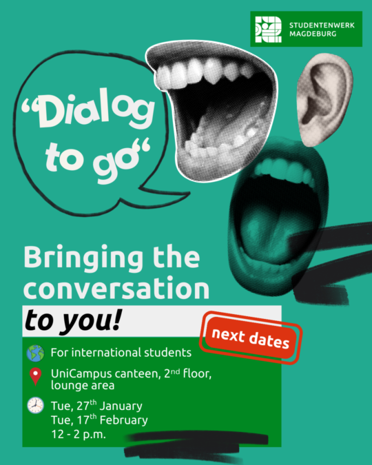 Dialog to go: the next dates!