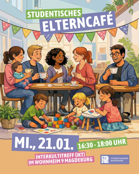 Einladung zum studentischen Elterncafé