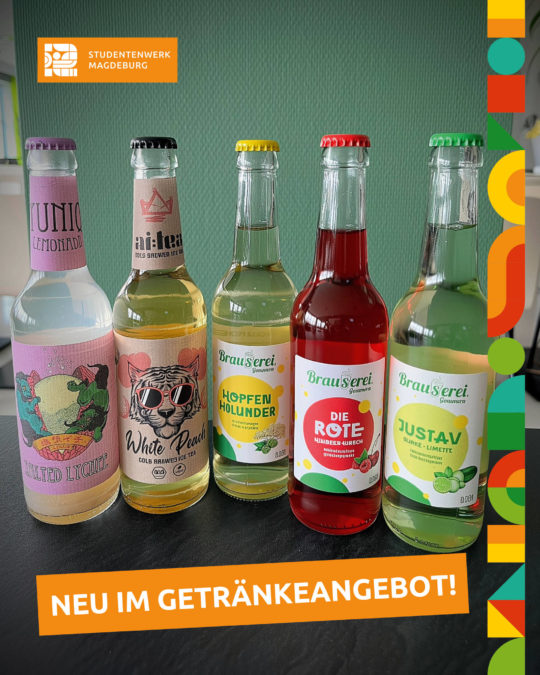 Jetzt wird’s lecker! Neuheiten aus euren Mensen & Cafeterien