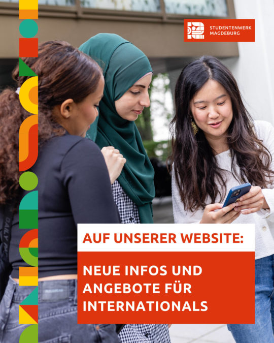 Neue Infos und Angebote für Internationals auf unserer Website