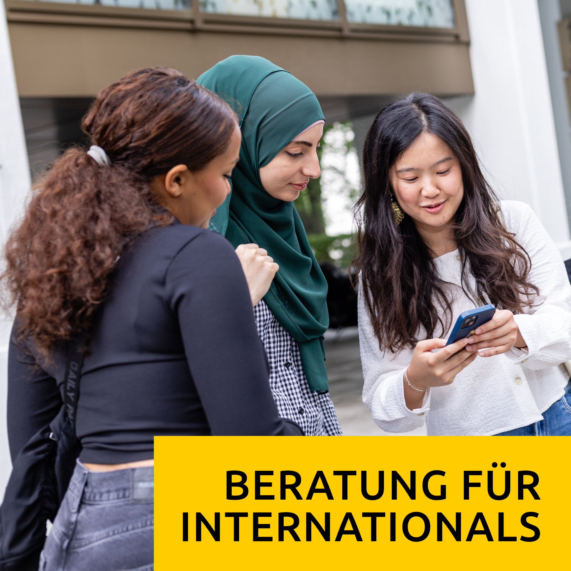 Symbolbild Link Beratung für Internationals