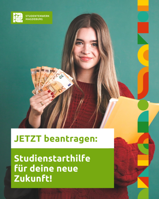 Nicht verpassen: Studienstarthilfe beantragen!